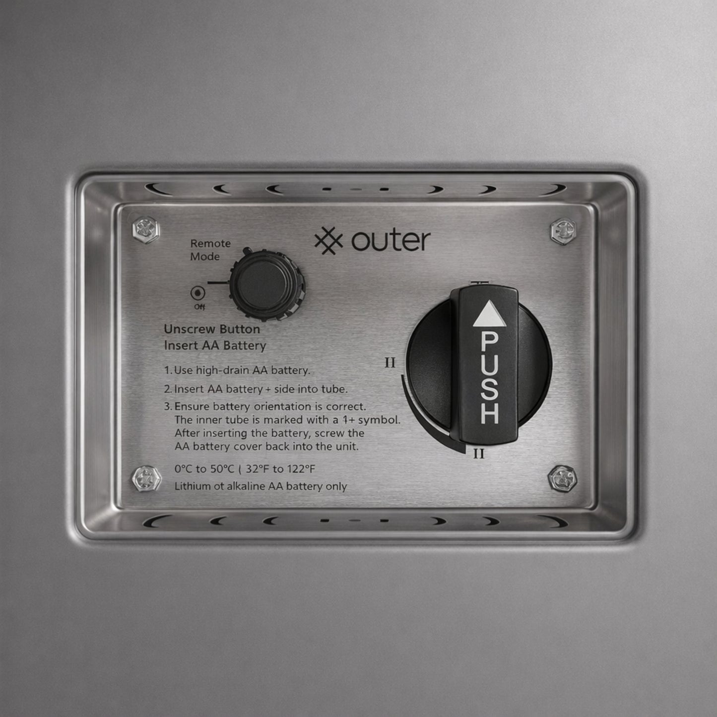 Concrete Fire Pit Table - Rectangular