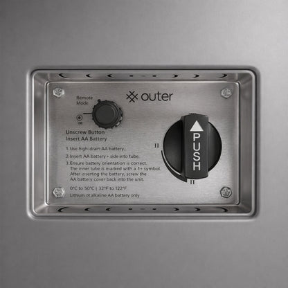 Concrete Fire Pit Table - Rectangular