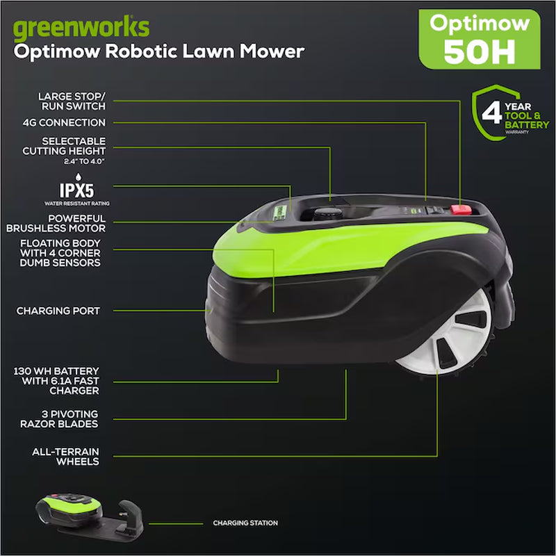 Robotic Lawn Mower (1/2 to 1 Acre)